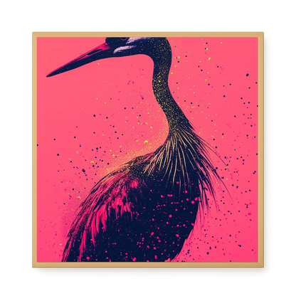 Artistic Bird Canvas Wall Art