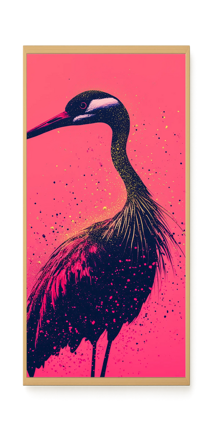 Artistic Bird Canvas Wall Art