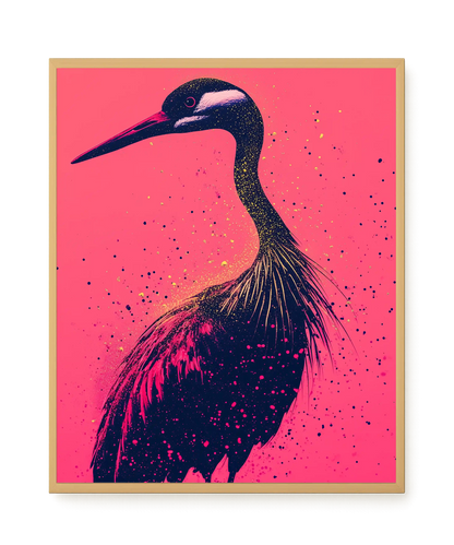 Artistic Bird Canvas Wall Art