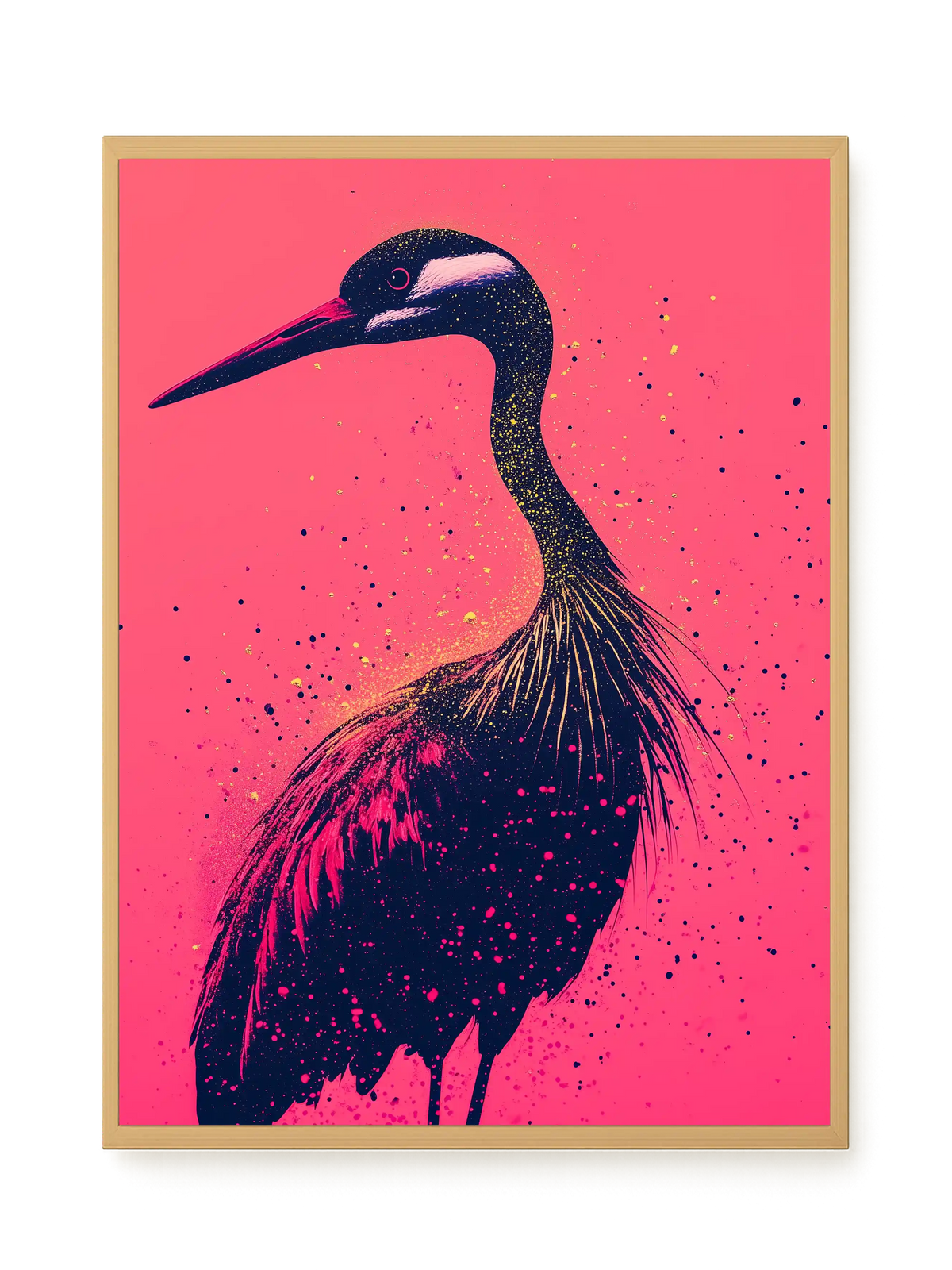 Artistic Bird Canvas Wall Art