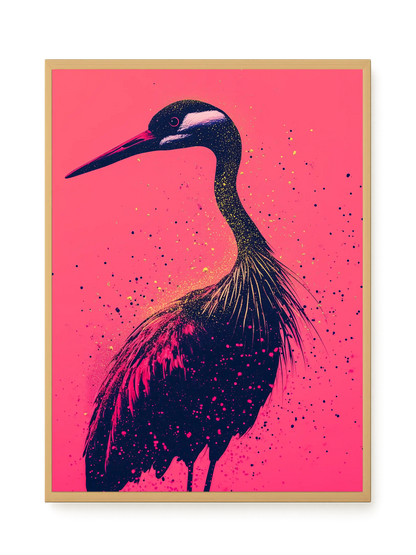 Artistic Bird Canvas Wall Art
