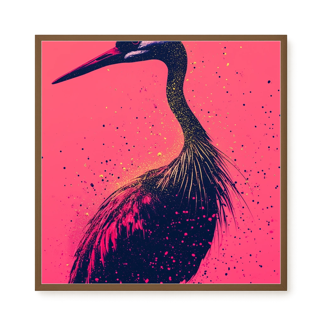 Artistic Bird Canvas Wall Art
