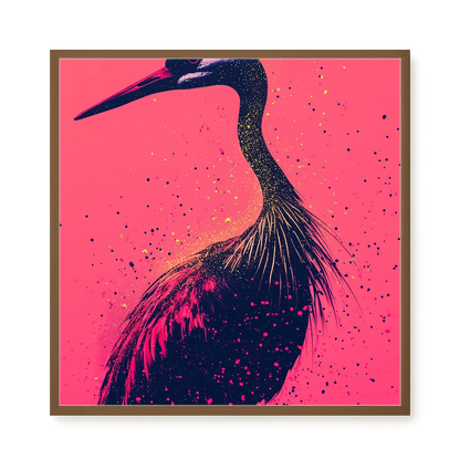 Artistic Bird Canvas Wall Art
