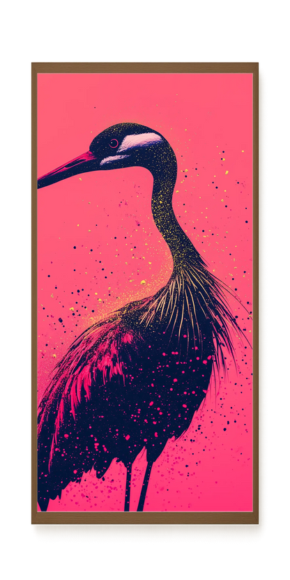 Artistic Bird Canvas Wall Art