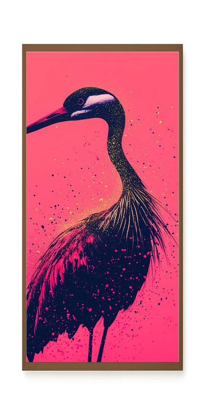 Artistic Bird Canvas Wall Art
