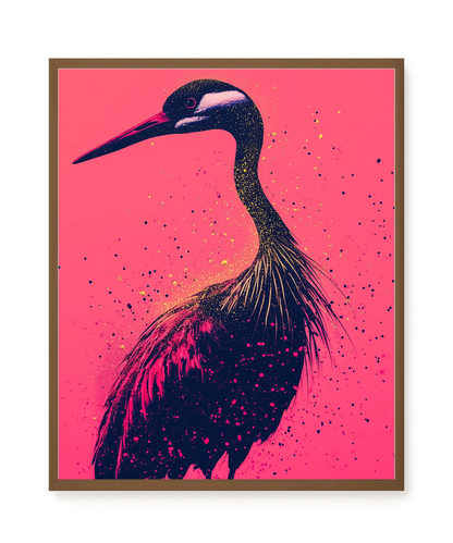 Artistic Bird Canvas Wall Art