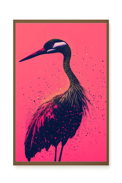 Artistic Bird Canvas Wall Art