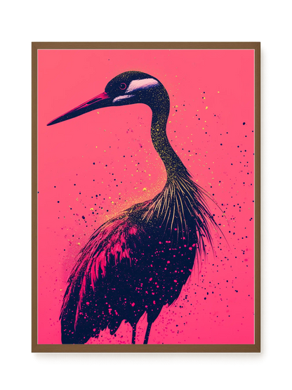 Artistic Bird Canvas Wall Art