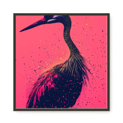 Artistic Bird Canvas Wall Art