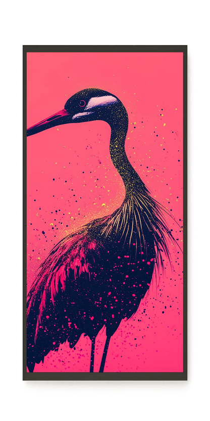 Artistic Bird Canvas Wall Art