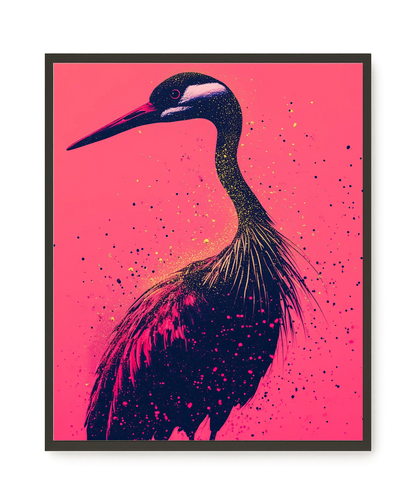 Artistic Bird Canvas Wall Art