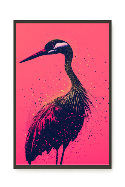 Artistic Bird Canvas Wall Art