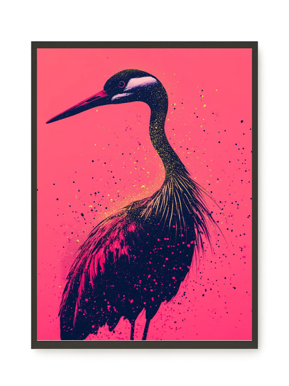 Artistic Bird Canvas Wall Art