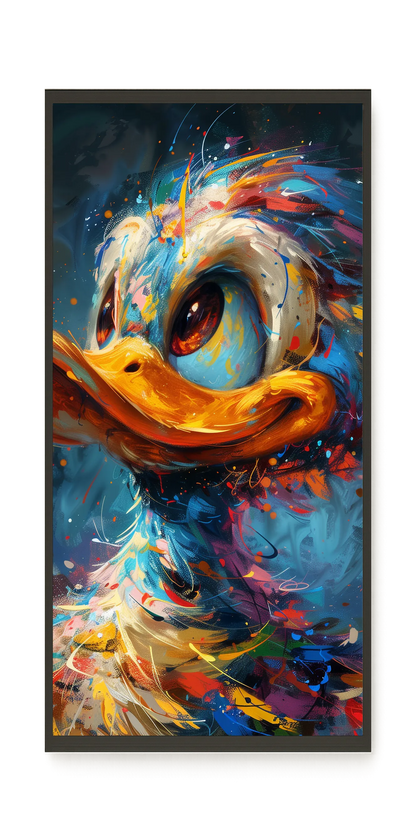 Cartoon Duck Canvas Print