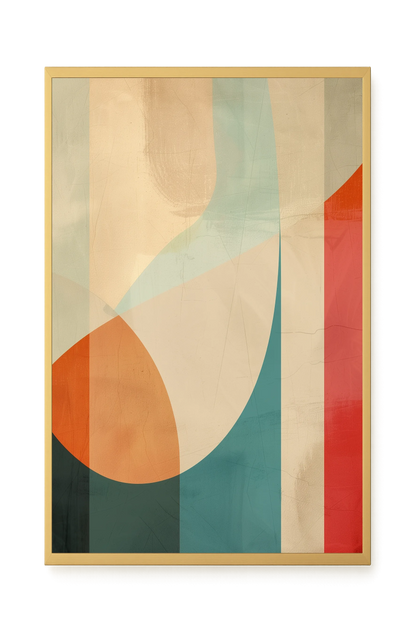 Geometric Shapes Canvas Wall Art