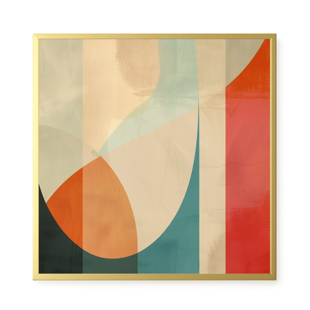 Geometric Shapes Canvas Wall Art