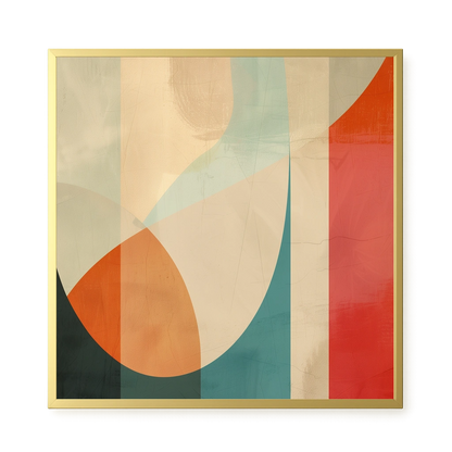 Geometric Shapes Canvas Wall Art