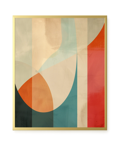 Geometric Shapes Canvas Wall Art