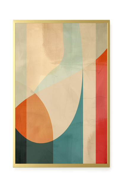 Geometric Shapes Canvas Wall Art