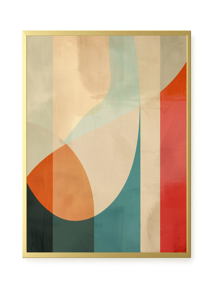 Geometric Shapes Canvas Wall Art