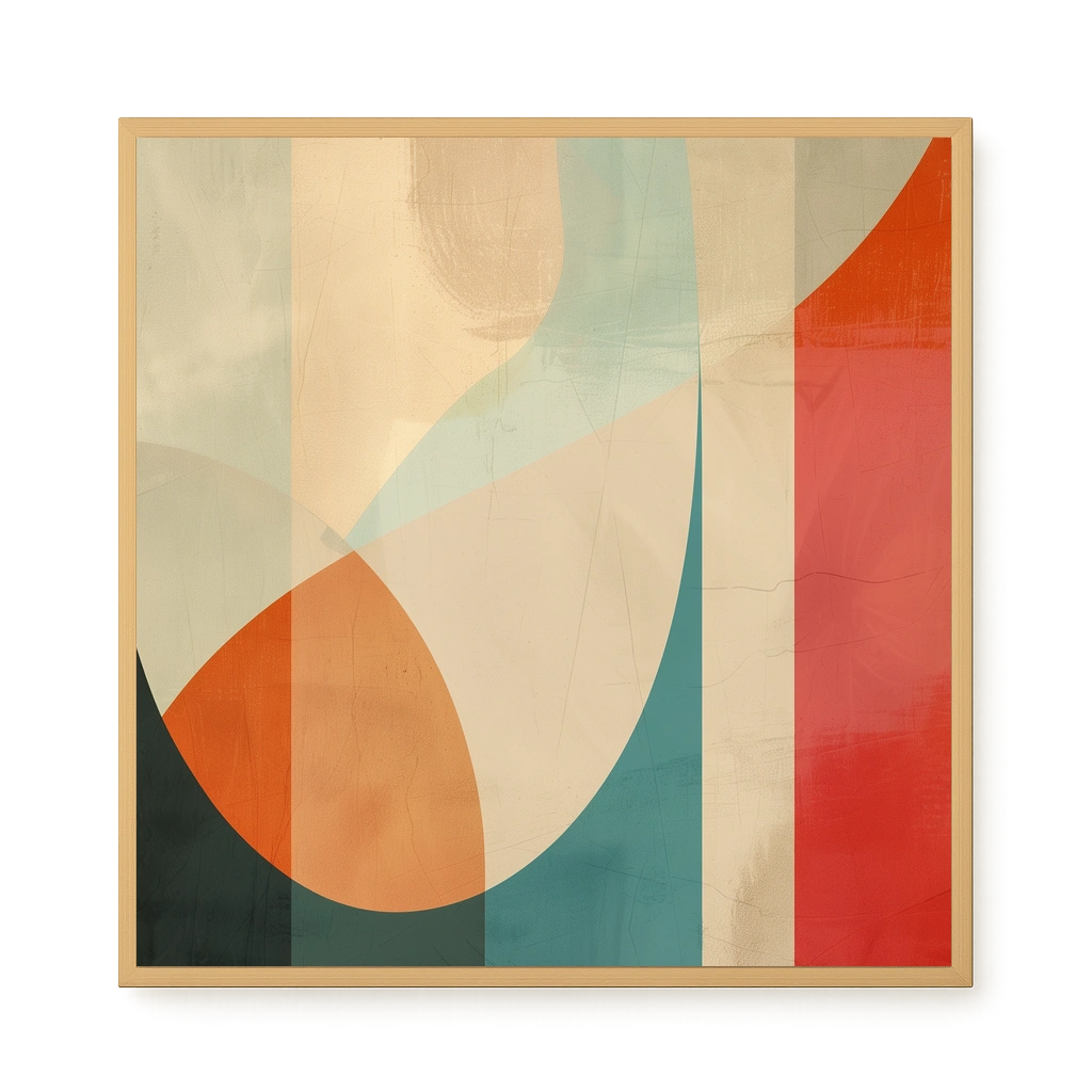 Geometric Shapes Canvas Wall Art
