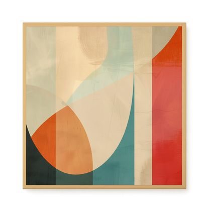 Geometric Shapes Canvas Wall Art