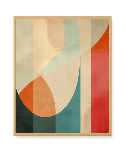 Geometric Shapes Canvas Wall Art