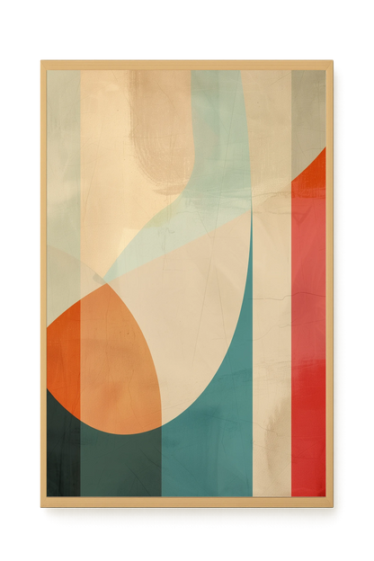 Geometric Shapes Canvas Wall Art
