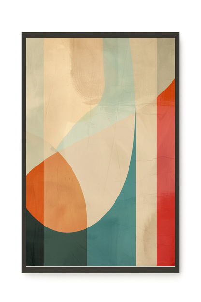 Geometric Shapes Canvas Wall Art