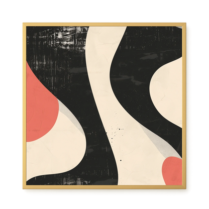 Black Abstract Canvas Print