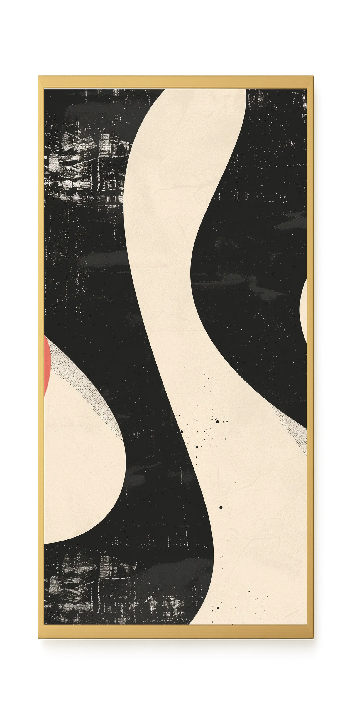 Black Abstract Canvas Print