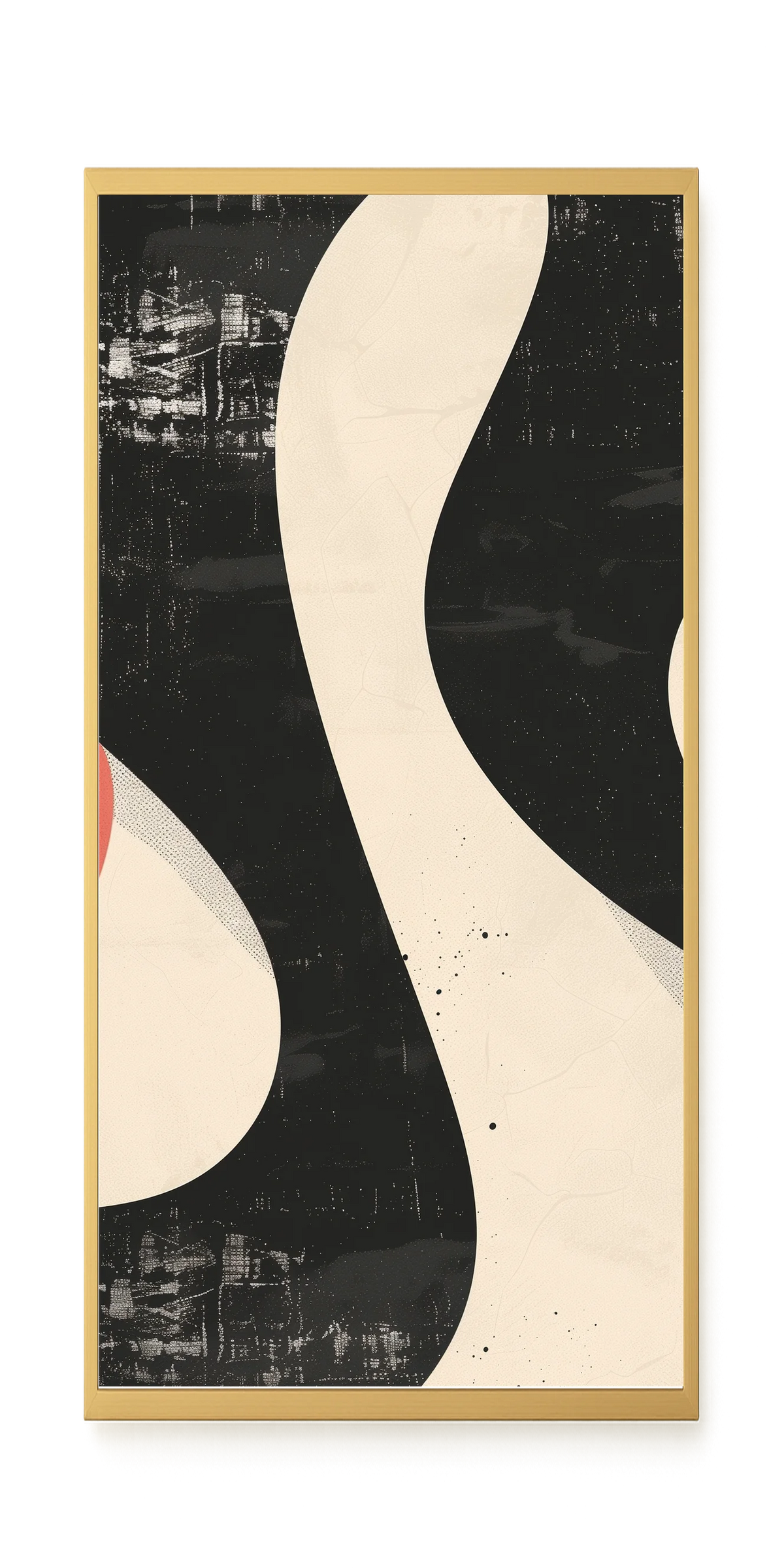 Black Abstract Canvas Print
