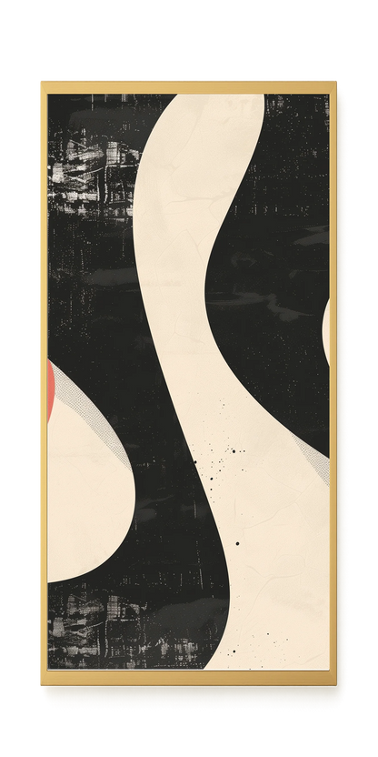Black Abstract Canvas Print