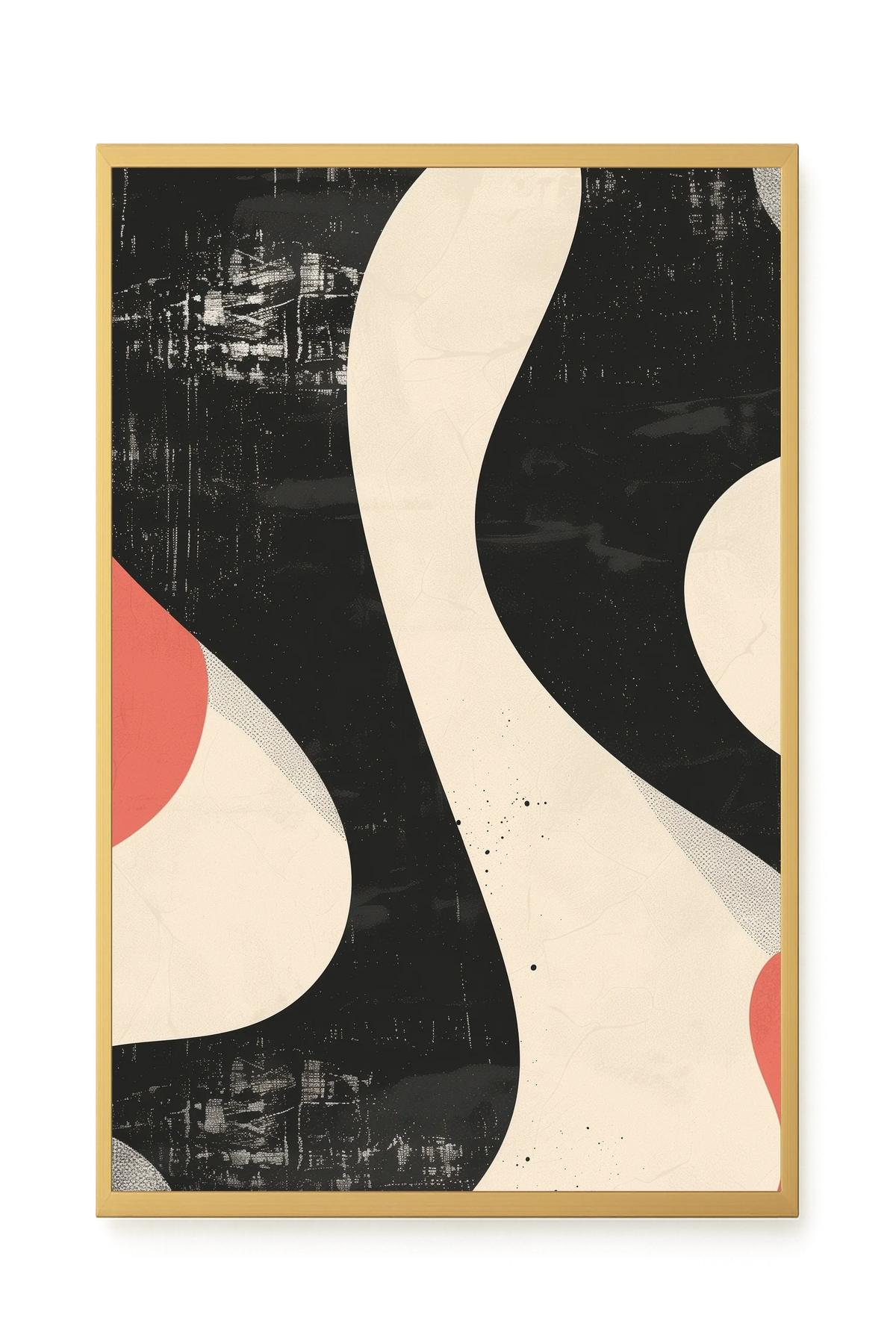 Black Abstract Canvas Print