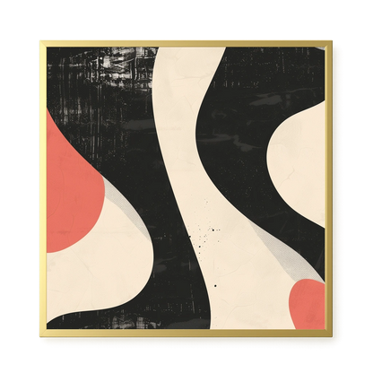 Black Abstract Canvas Print
