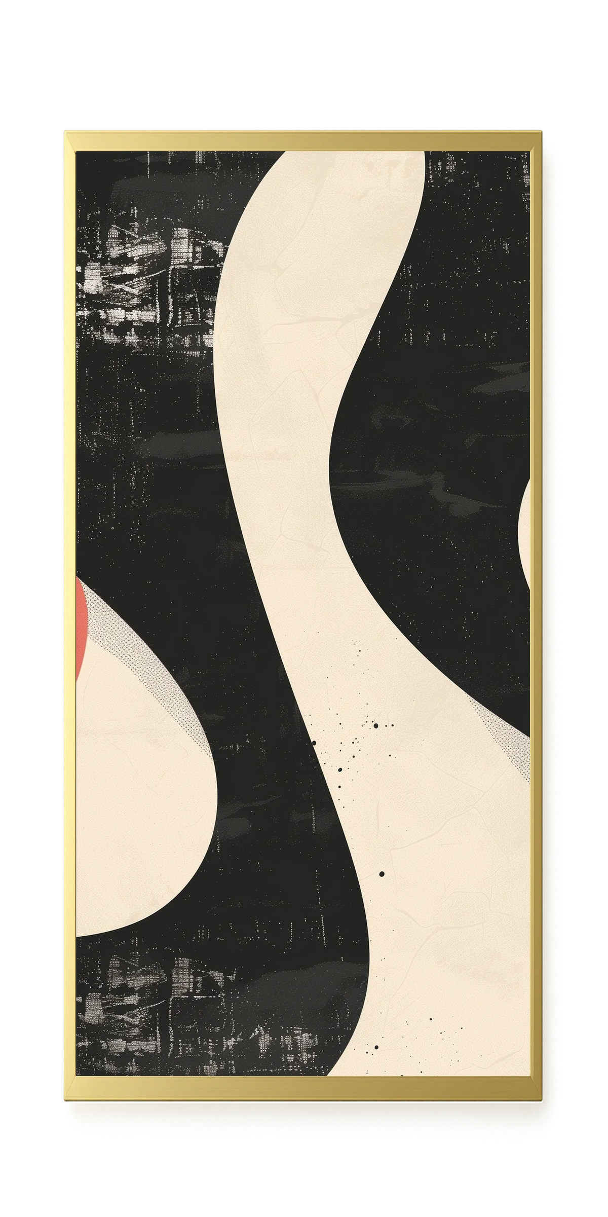 Black Abstract Canvas Print