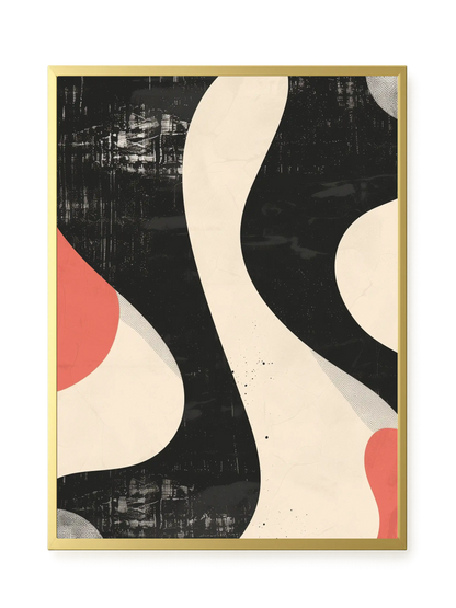 Black Abstract Canvas Print