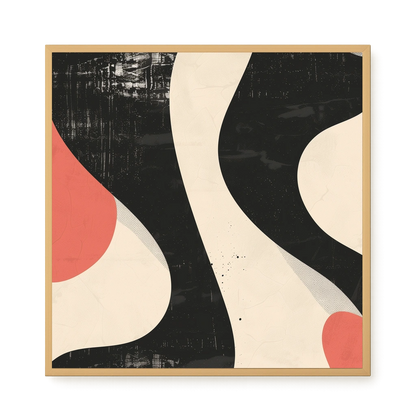 Black Abstract Canvas Print