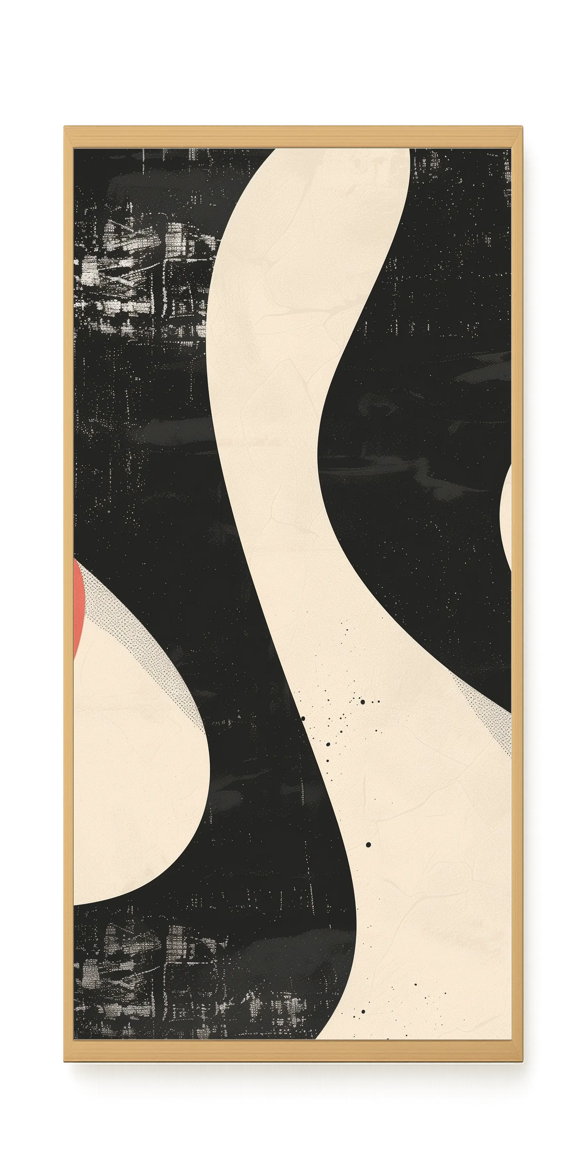 Black Abstract Canvas Print