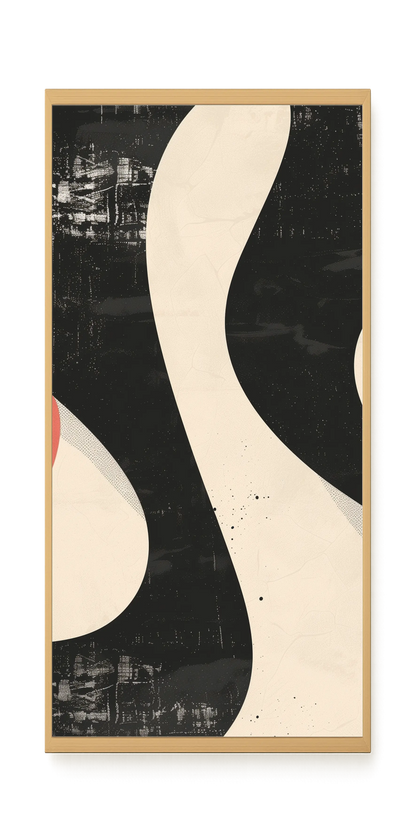 Black Abstract Canvas Print