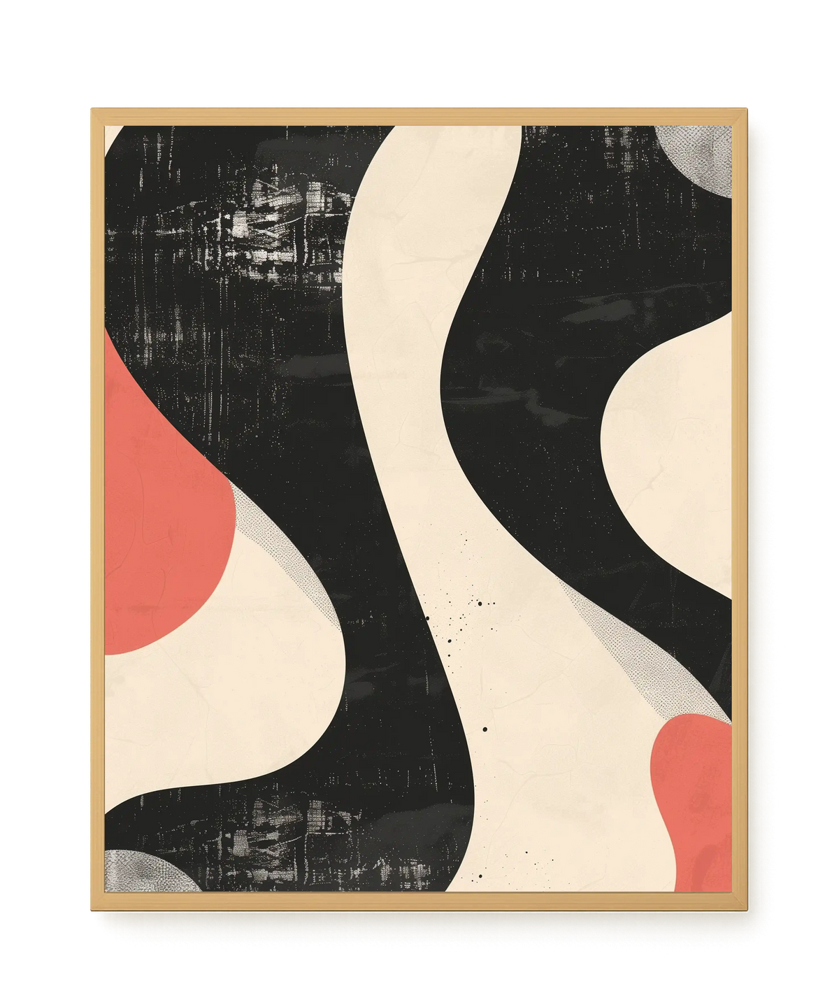 Black Abstract Canvas Print