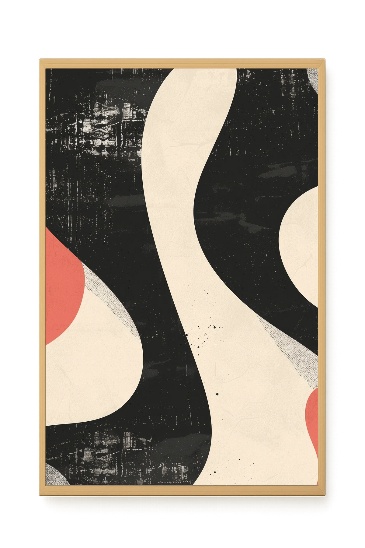 Black Abstract Canvas Print