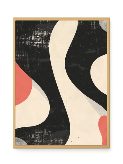 Black Abstract Canvas Print