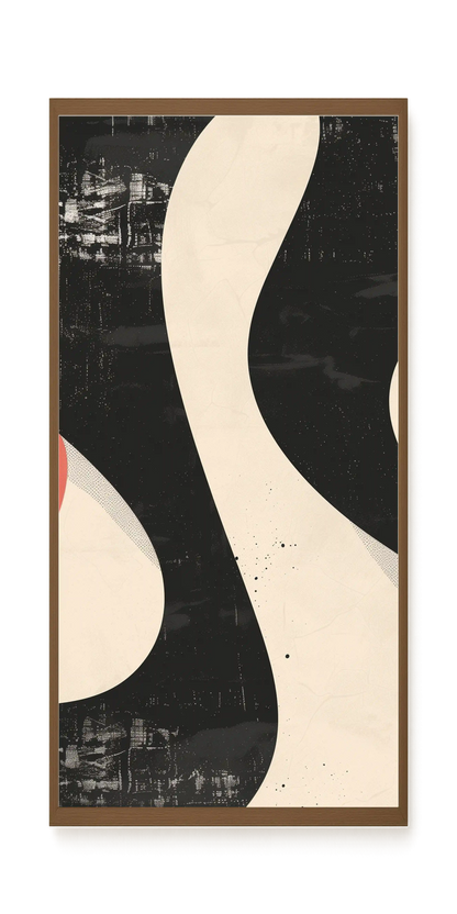Black Abstract Canvas Print