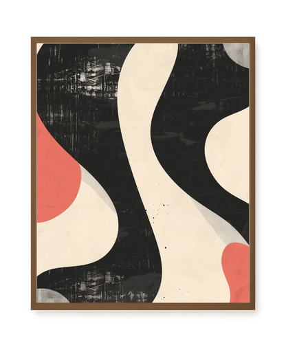 Black Abstract Canvas Print
