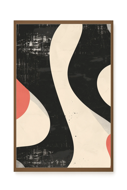Black Abstract Canvas Print