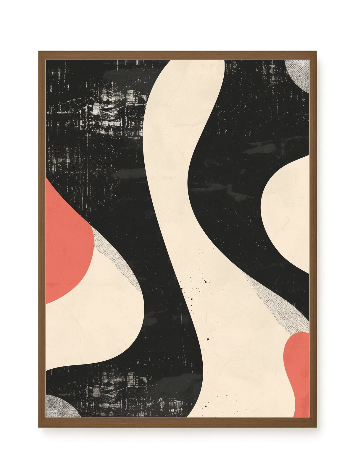 Black Abstract Canvas Print