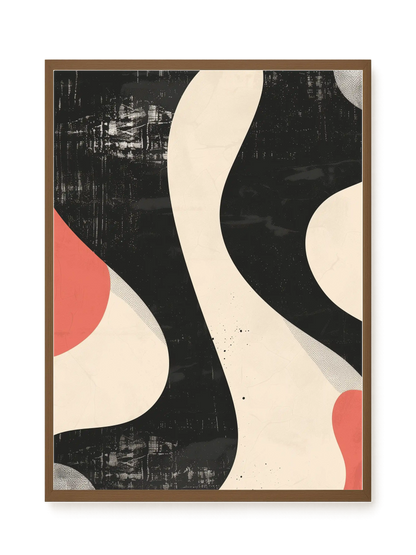 Black Abstract Canvas Print