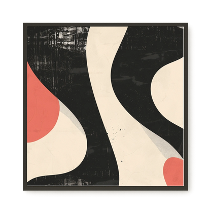 Black Abstract Canvas Print