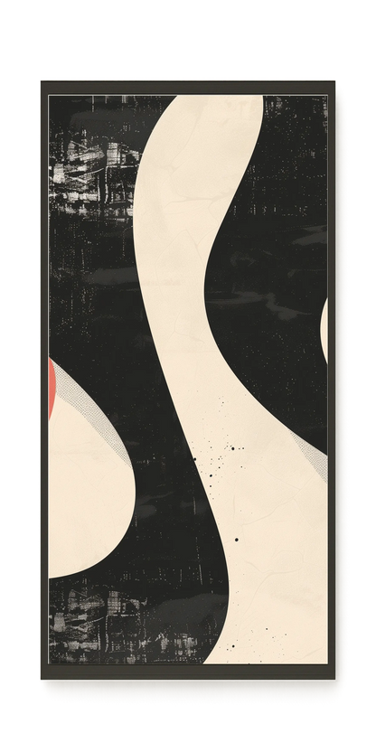 Black Abstract Canvas Print